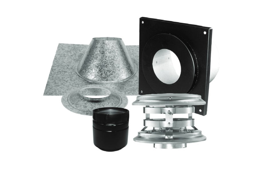 Majestic PelletVent Pro DV-4PVP-KVA 4" Vertical Kit for Flat Ceiling