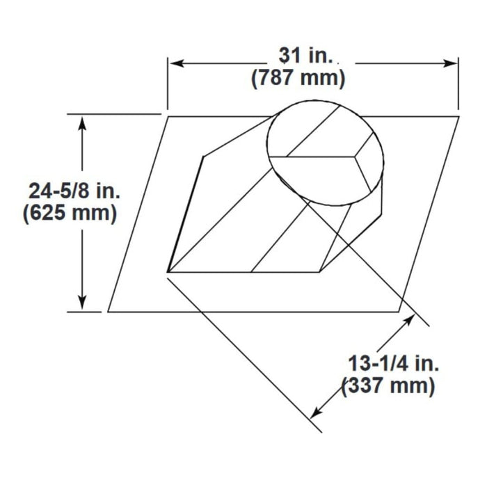 Majestic RF12 7/12 - 12/12 Pitch Roof Flashing