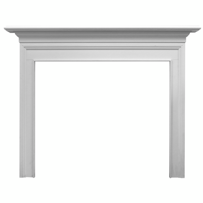 Majestic Select Series Richland B 48" Primed MDF Transitional Style Flush Wood Fireplace Mantel