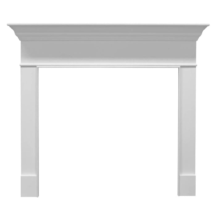 Majestic Select Series Wescott B 48" Primed MDF Transitional Style Flush Wood Fireplace Mantel