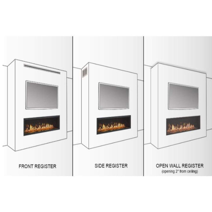 Majestic Vent Trim for Front Discharge Passive Heat Kit for DVLINEAR36 Fireplace