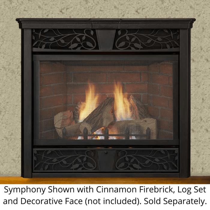 Monessen 24" Symphony Vent Free Traditional Style Gas Fireplace