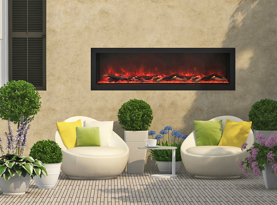 Remii Deep 45" Indoor/Outdoor Built-In Electric Fireplace