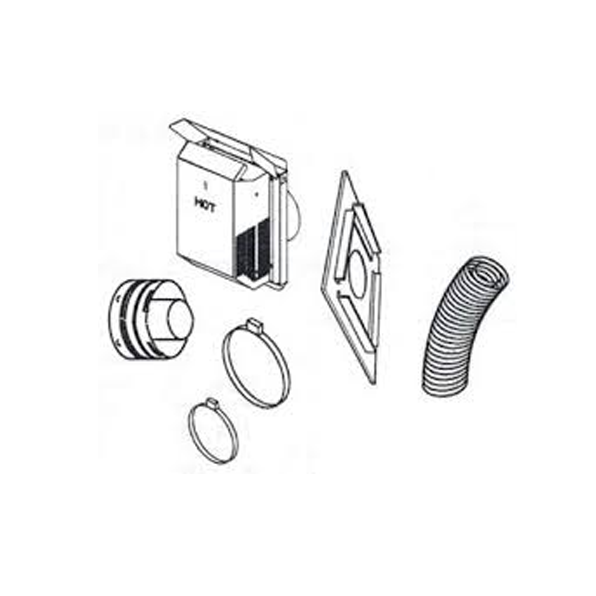 Superior Secure Flex Square Termination with Compressed Flex Vent - SFKIT48