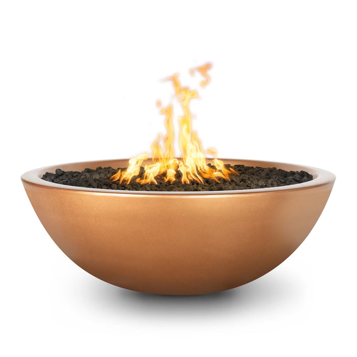 The Outdoor Plus Sedona 48" GFRC Concrete Fire Pit - Narrow Ledge