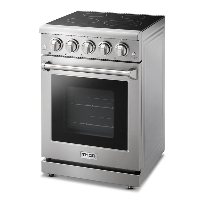 Thor Kitchen 24" Professional Electric Range in Stainless Steel, HRE2401