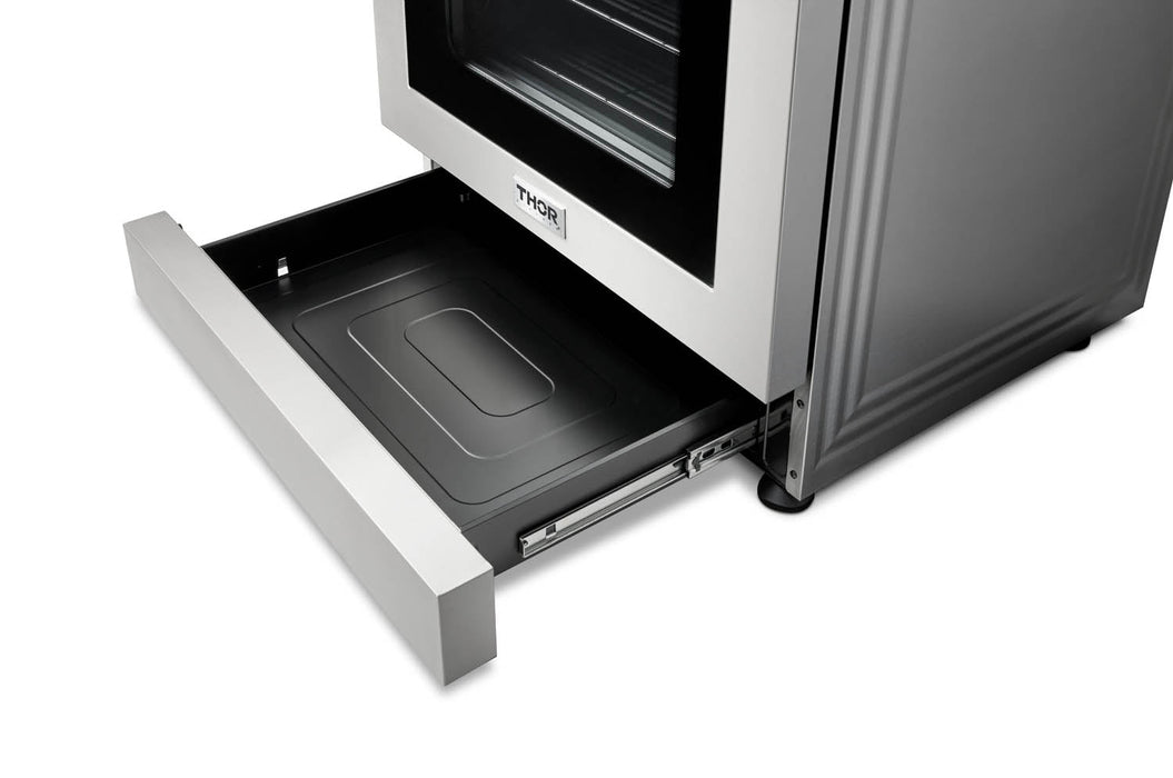 Thor Kitchen Appliance Package - 30 In. Gas Range, Range Hood, Microwave Drawer, AP-TRG3001-C-4