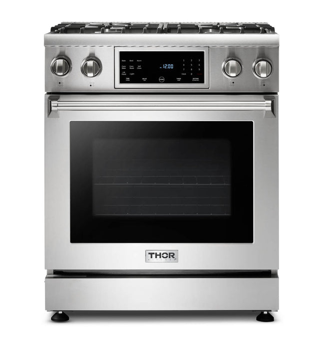 Thor Kitchen Appliance Package - 30 In. Propane Gas Range, Range Hood, AP-TRG3001LP