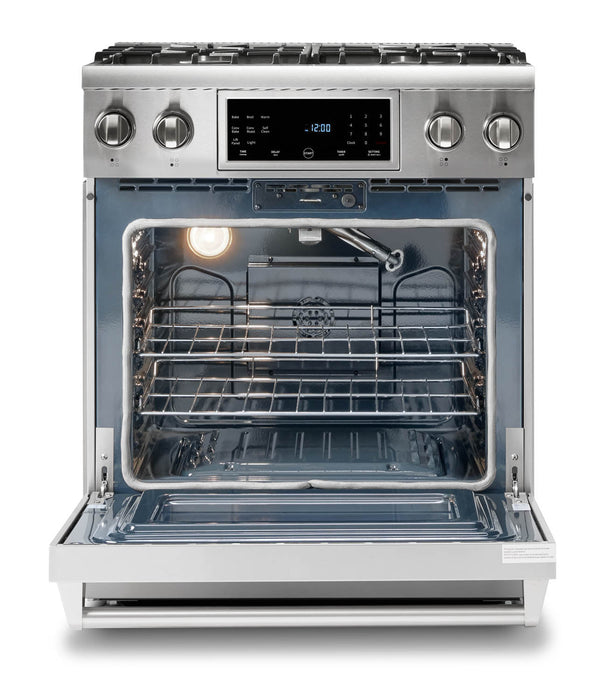 Thor Kitchen Appliance Package - 30 In. Gas Range, Range Hood, Microwave Drawer, Refrigerator, Dishwasher, AP-TRG3001-C-2