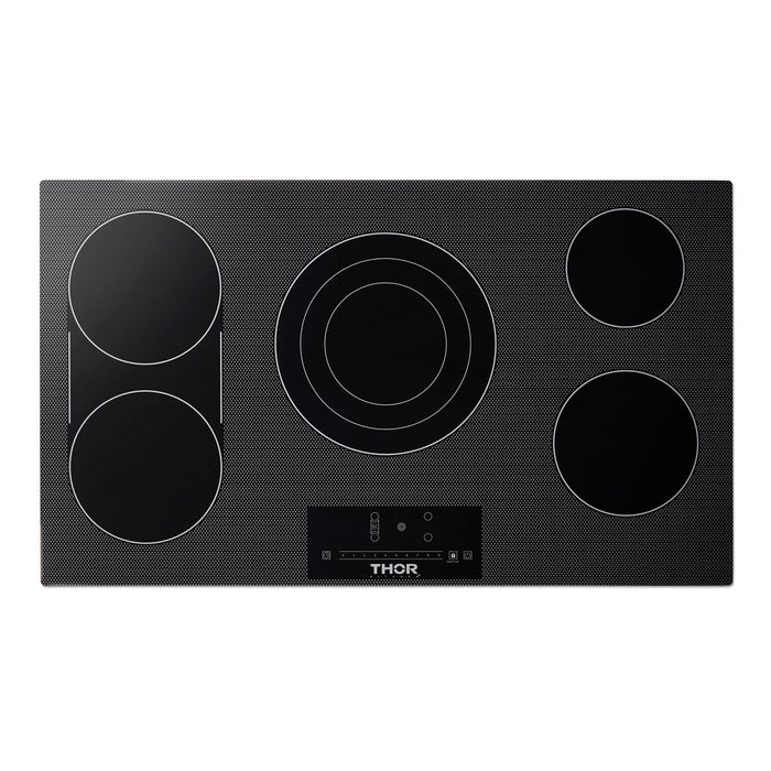 Thor Kitchen 36" Professional Electric Cooktop in Black, TEC36