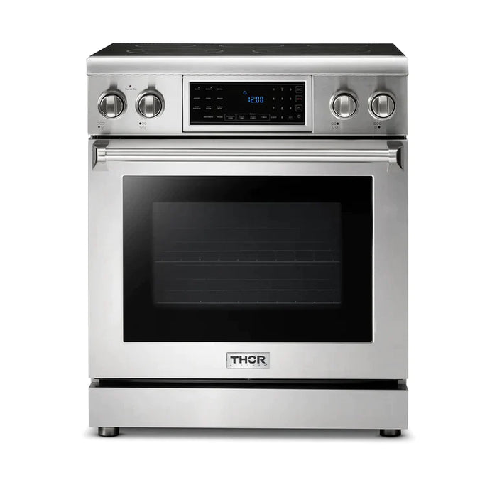 Thor Kitchen Appliance Package - 30 In. Electric Range, Range Hood, AP-TRE3001