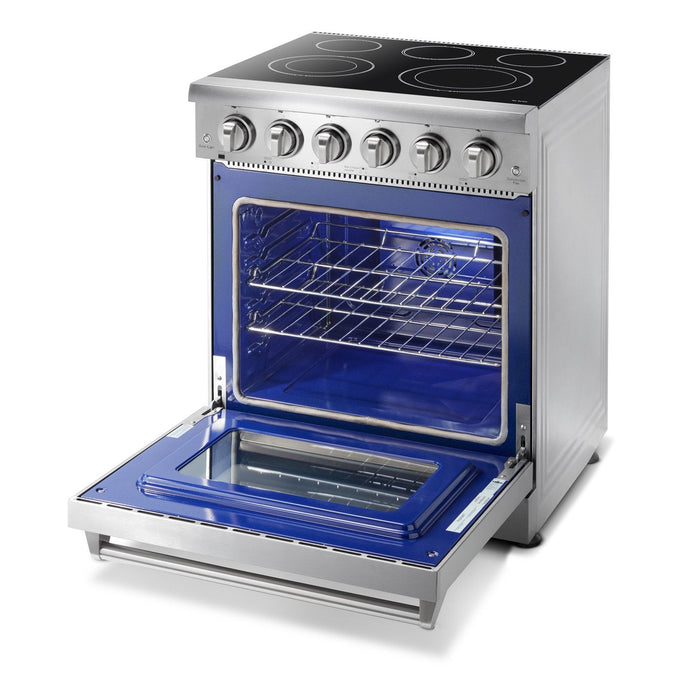 Thor Kitchen Appliance Package - 30 In. Electric Range and 30 In. Range Hood, AP-HRE3001-W