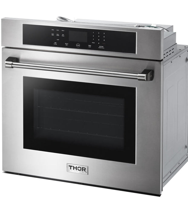 Thor Kitchen Appliance Package - 36 In. Propane Gas Rangetop and Wall Oven, AP-HRT3618ULP-8