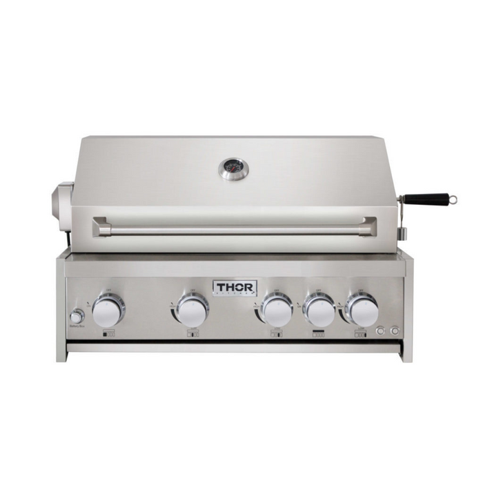 Thor Kitchen 32" Built-In Liquid Propane Grill in Stainless Steel, MK04SS304