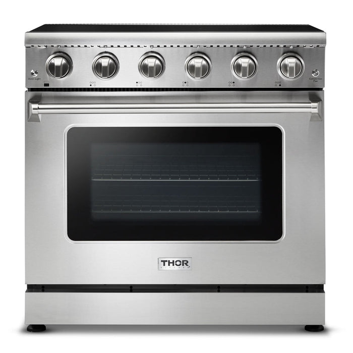 Thor Kitchen Appliance Package 36 In. Electric Range and Range Hood, AP-HRE3601-C