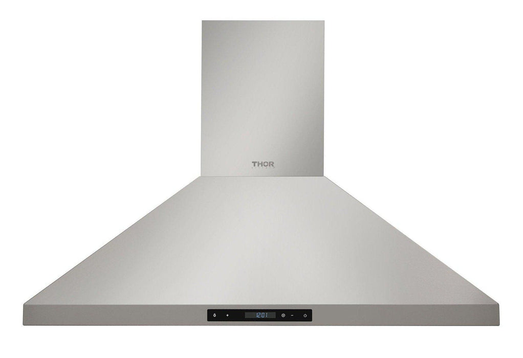 Thor Kitchen Appliance Package - 36 In. Induction Cooktop, Range Hood, Refrigerator, Dishwasher, Wine Cooler, AP-TIH36-4