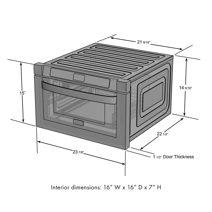 ZLINE Appliance Package - 36" Dual Fuel Range, Range Hood, Microwave, Dishwasher, Refrigerator with Water and Ice Dispenser