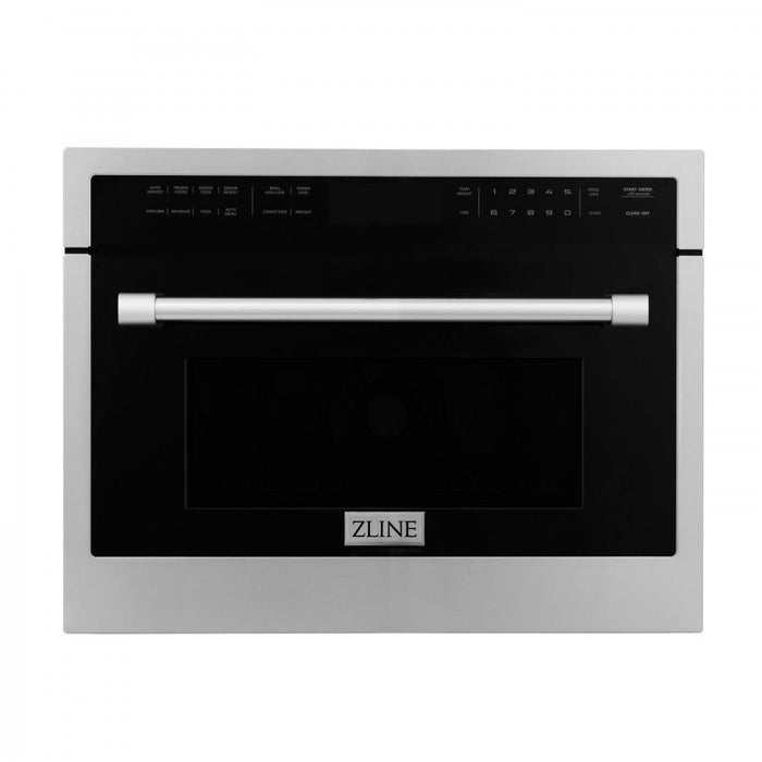 ZLINE Appliance Package - 36 in. Dual Fuel Range, Range Hood, Microwave Oven, Dishwasher, 4KP-RARH36-MODWV