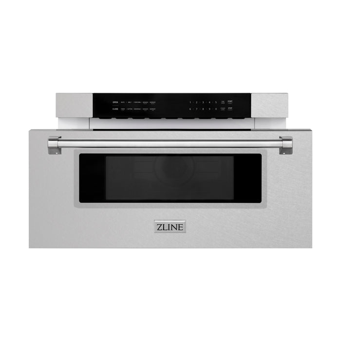 ZLINE 30" Built-In Microwave Drawer in DuraSnow® Stainless Steel, MWD-30-SS