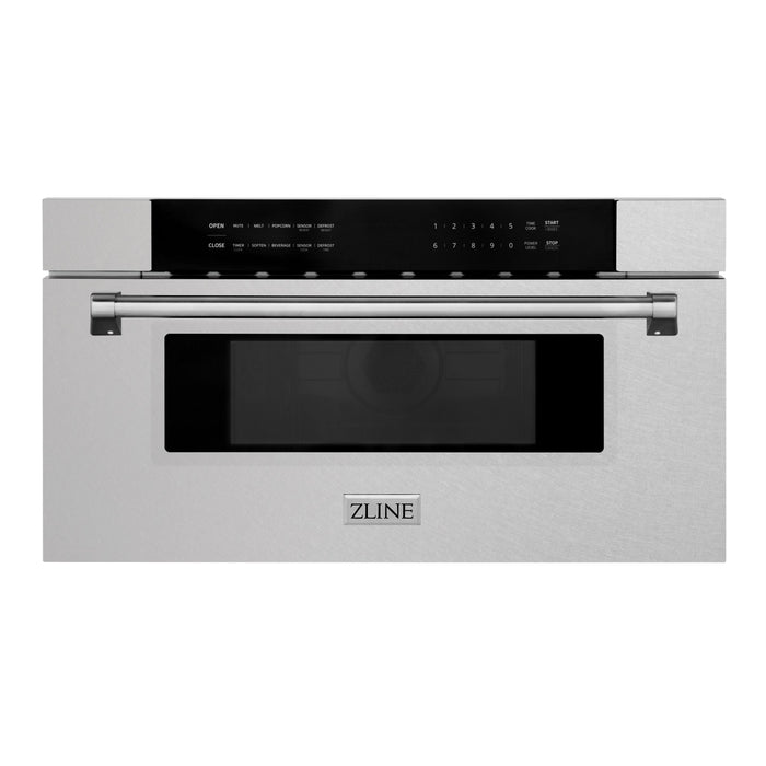 ZLINE 30" Built-In Microwave Drawer in DuraSnow® Stainless Steel, MWD-30-SS