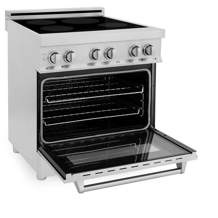 ZLINE 30" Induction Range with 4 Element Stove and Electric Oven in Stainless Steel, RAIND-30