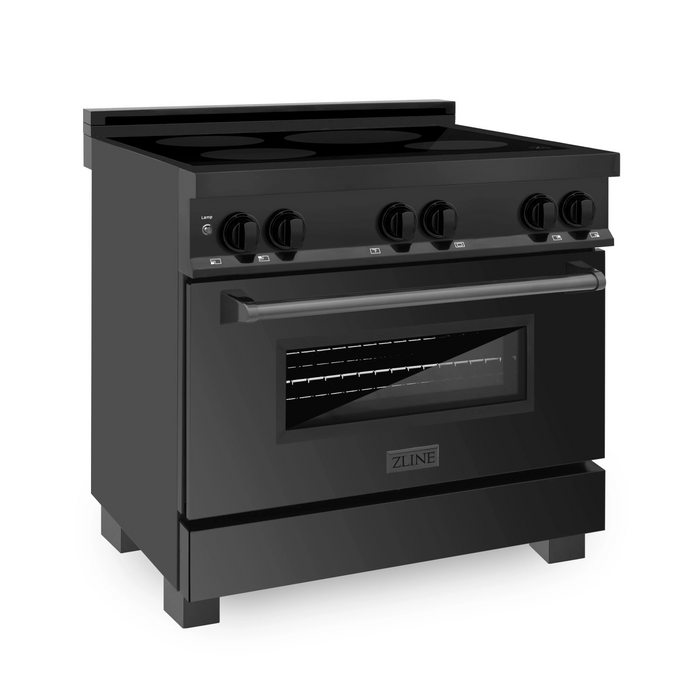 ZLINE 36" Induction Range in Black Stainless Steel, RAIND-BS-36