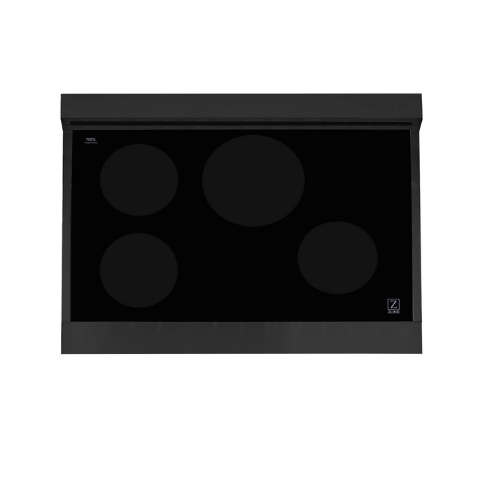 ZLINE 36" Induction Range in Black Stainless Steel, RAIND-BS-36