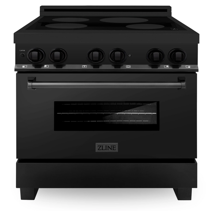 ZLINE 36" Induction Range in Black Stainless Steel, RAIND-BS-36