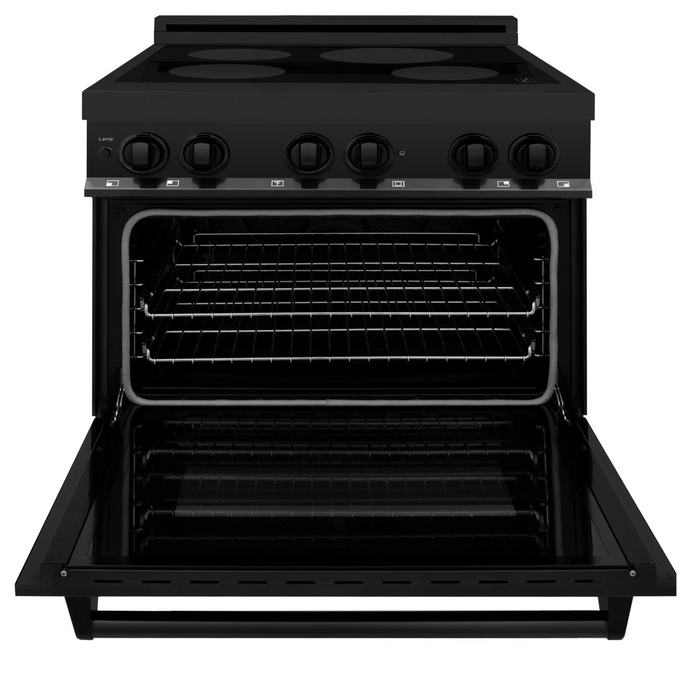 ZLINE 36" Induction Range in Black Stainless Steel, RAIND-BS-36