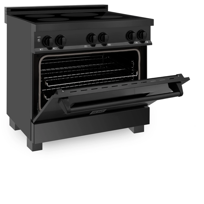 ZLINE 36" Induction Range in Black Stainless Steel, RAIND-BS-36