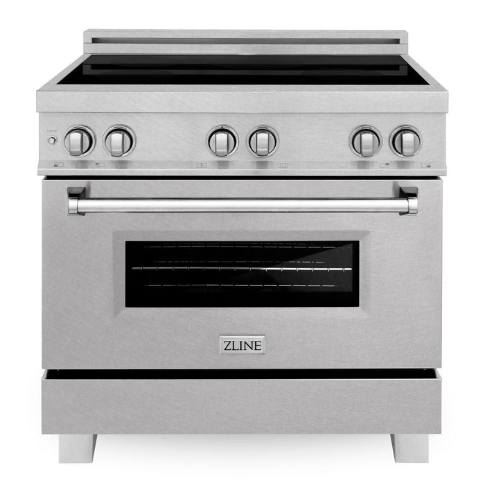 ZLINE 36" Induction Range in DuraSnow® Stainless Steel, RAINDS-SN-36