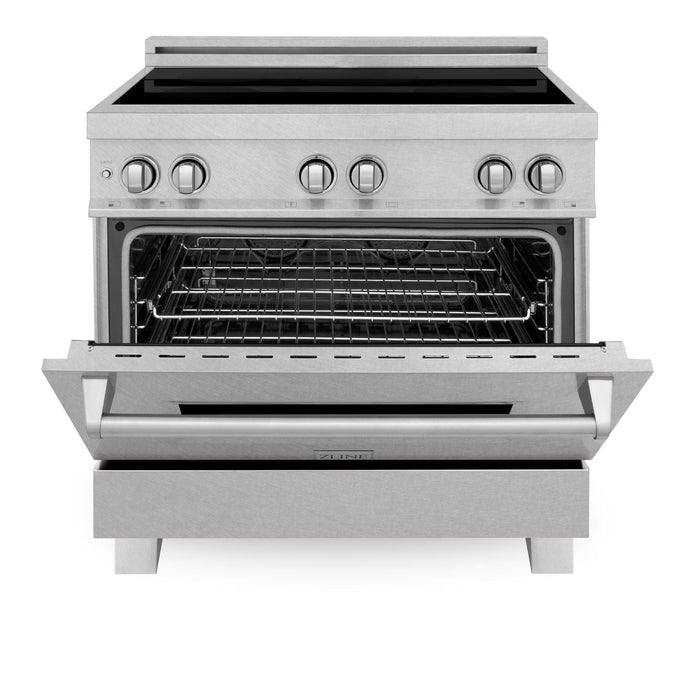 ZLINE 36" Induction Range in DuraSnow® Stainless Steel, RAINDS-SN-36