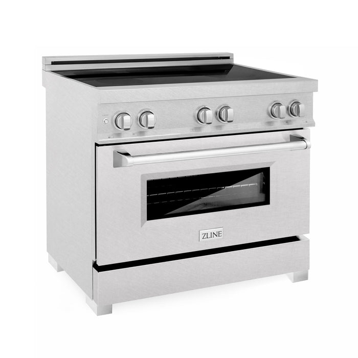 ZLINE 36" Induction Range in DuraSnow® Stainless Steel, RAINDS-SN-36