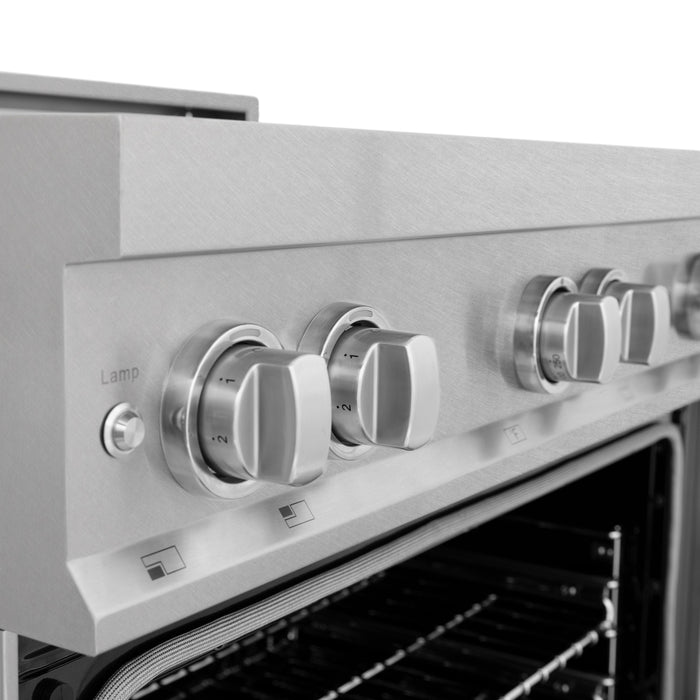 ZLINE 36" Induction Range in DuraSnow® Stainless Steel, RAINDS-SN-36