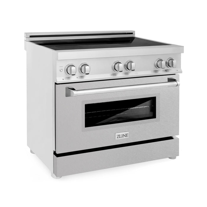 ZLINE 36" Induction Range in DuraSnow® Stainless Steel, RAIND-SN-36