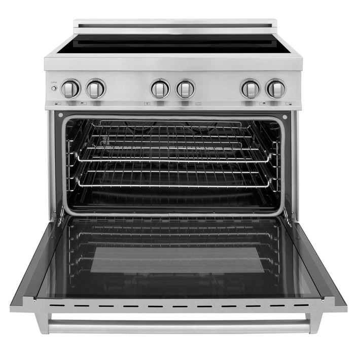 ZLINE 36" Induction Range in DuraSnow® Stainless Steel, RAIND-SN-36