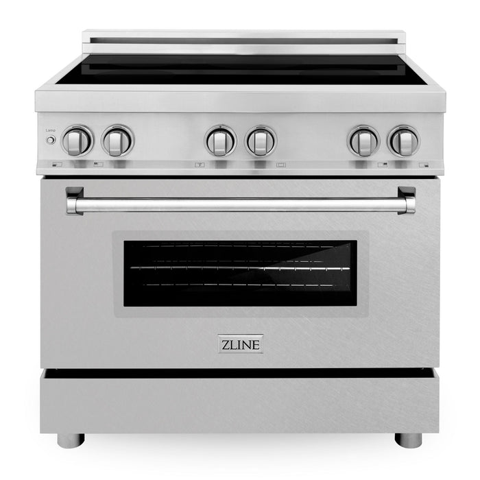 ZLINE 36" Induction Range in DuraSnow® Stainless Steel, RAIND-SN-36