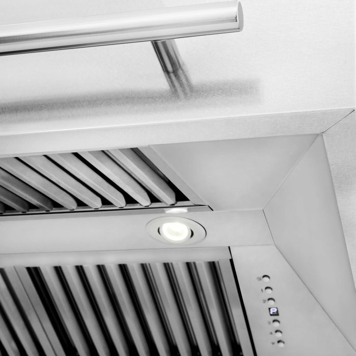 ZLINE 36" Wall Mount Range Hood in DuraSnow® Stainless Steel, 8654SNX-36