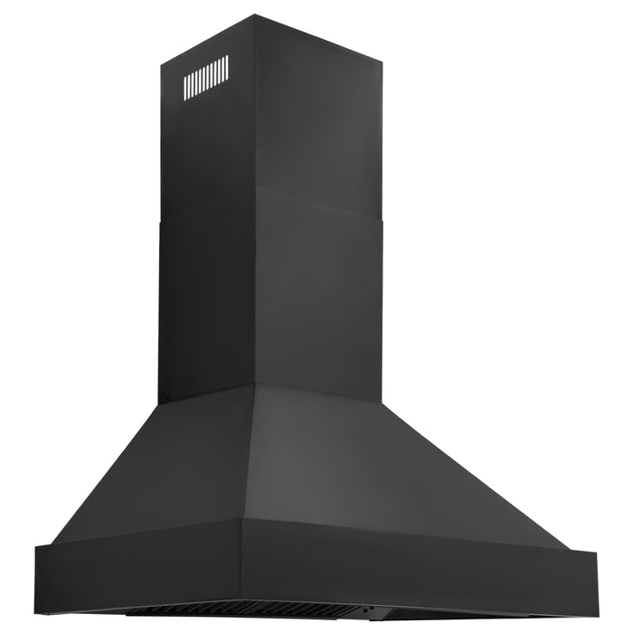 ZLINE 36" Wall Mount Range Hood in Black Stainless Steel, BS655N-36