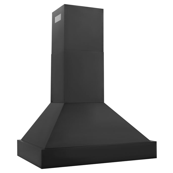 ZLINE 36" Wall Mount Range Hood in Black Stainless Steel, BS655N-36