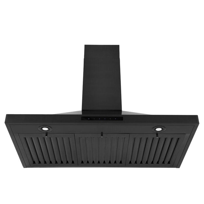 ZLINE 36" Convertible Vent Wall Mount Range Hood in Black Stainless Steel, BSKBN-36