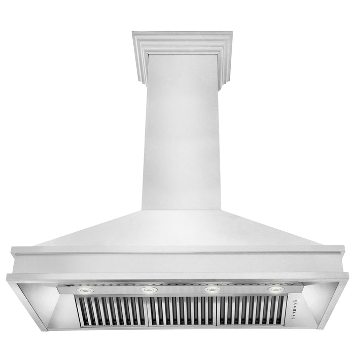 ZLINE 48" Wall Mount Range Hood in DuraSnow® Stainless Steel, 8656S-48