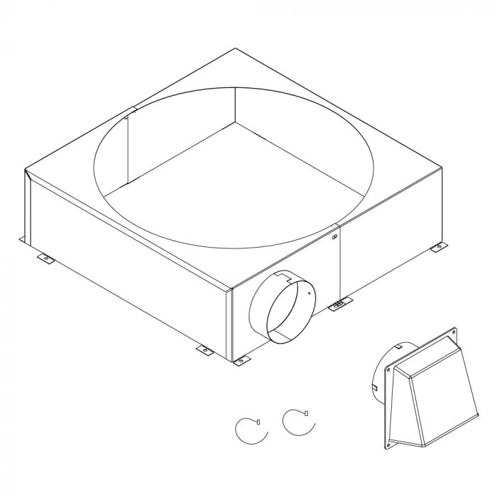 Majestic CAK8A Chimney Air Kit