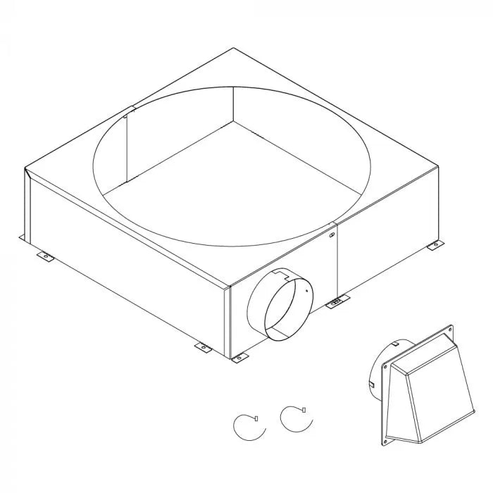 Majestic CAK5A Chimney Air Kit for SL1100 and SL400 Series Pipe