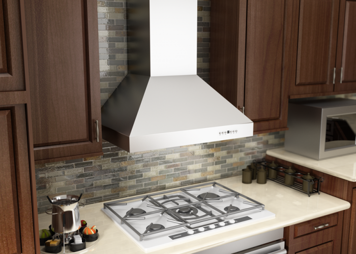 ZLINE 42" Professional Ducted Wall Mount Range Hood in Stainless Steel, 697-42