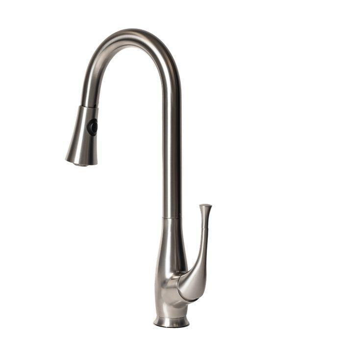 ZLINE Castor Pull Down Kitchen Faucet in Brushed Nickel, CAS-KF-BN