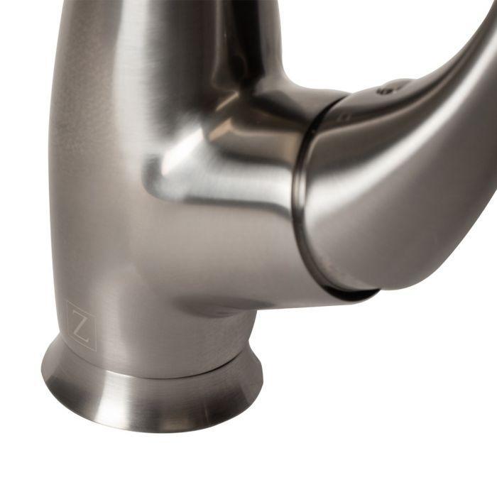 ZLINE Castor Pull Down Kitchen Faucet in Brushed Nickel, CAS-KF-BN