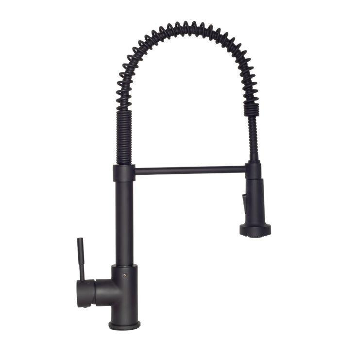 ZLINE Apollo Pull Down Spring Kitchen Faucet in Matte Black, APL-KF-MB