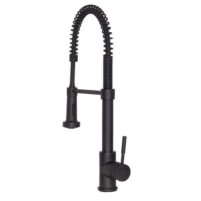 ZLINE Apollo Pull Down Spring Kitchen Faucet in Matte Black, APL-KF-MB