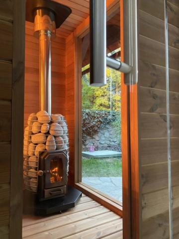 HUUM Thru-Ceiling Sauna Stove Chimney Kit | Stainless Steel